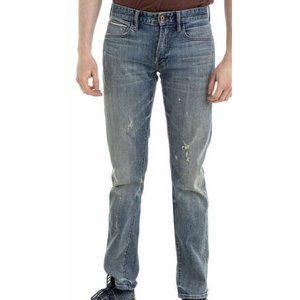 Bonobos Mens The Blue Jean Light Washed Distressed Jeans Size 31X32